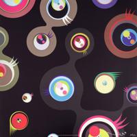 Takashi Murakami JELLYFISH EYES BLACK 2 Offset Lithograph - Sold for $1,024 on 10-10-2026 (Lot 356).jpg